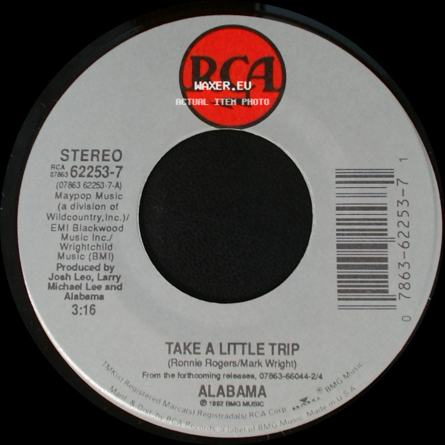 Alabama - Take A Little Trip / Pictures And Memories side A