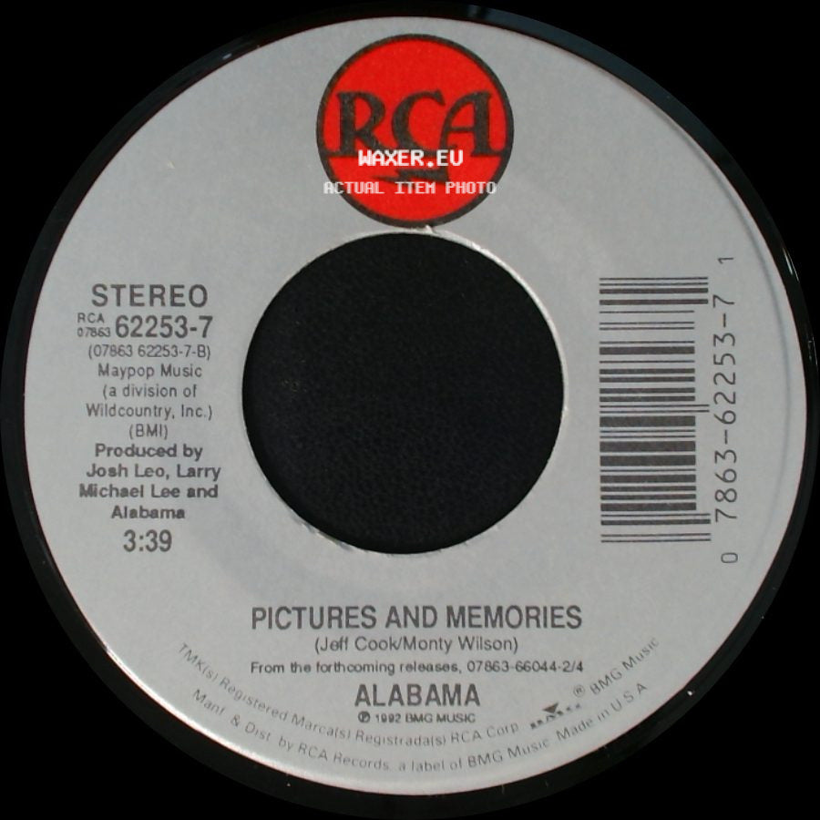 Alabama - Take A Little Trip / Pictures And Memories side B