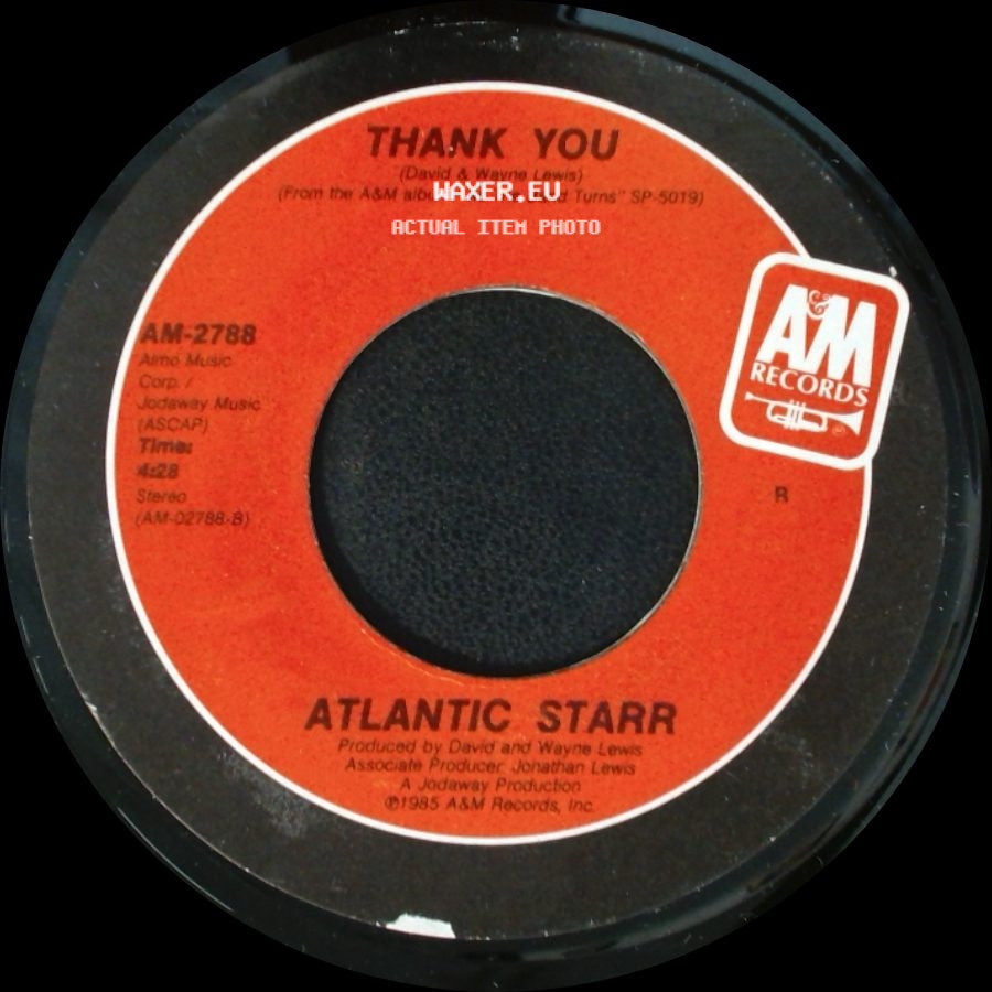 Atlantic Starr - Thank You / Secret Lovers side A