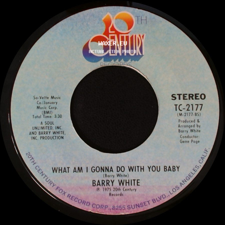 Barry White - What Am I Gonna Do With You / What Am I Gonna Do With You Baby side B