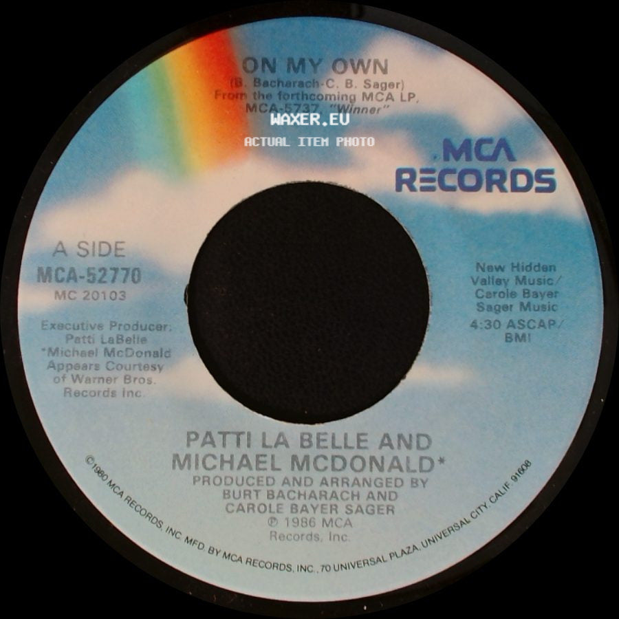 Patti La Belle And Michael Mcdonald / Patti La Belle - On My Own / Stir It Up side A