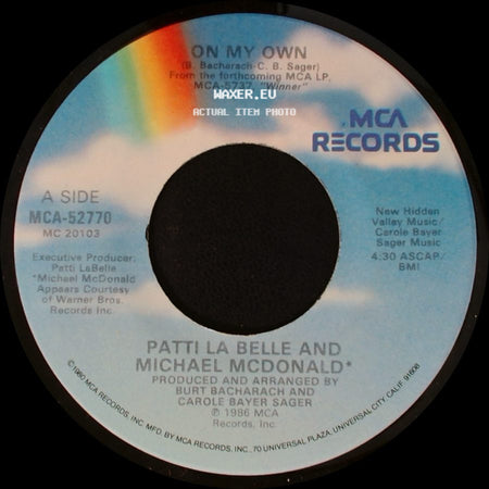 Patti La Belle And Michael Mcdonald / Patti La Belle - On My Own / Stir It Up side A