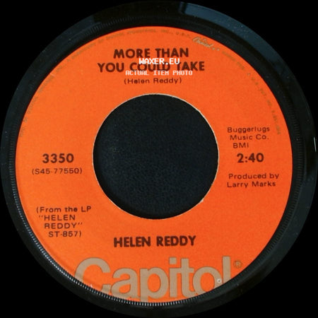 Helen Reddy - I Am Woman / More Than You Could Take side B