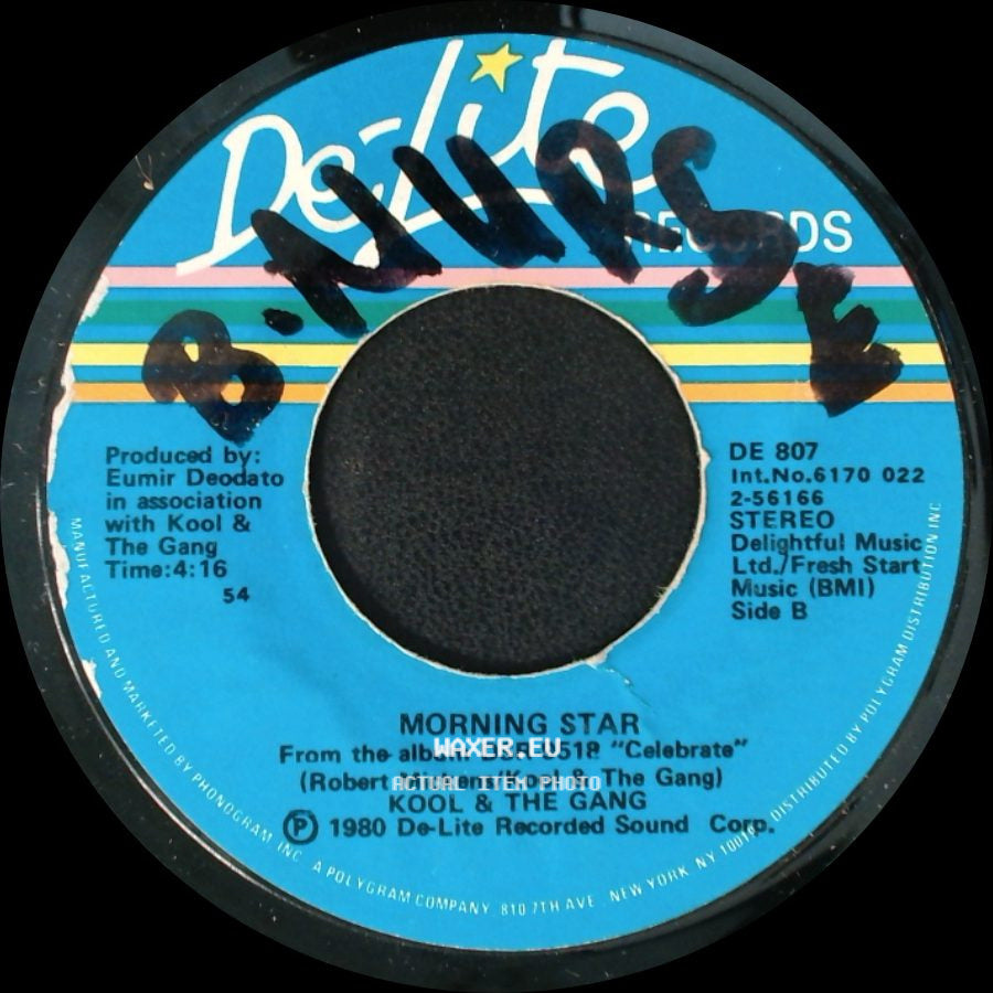 Kool & The Gang - Celebration / Morning Star side B