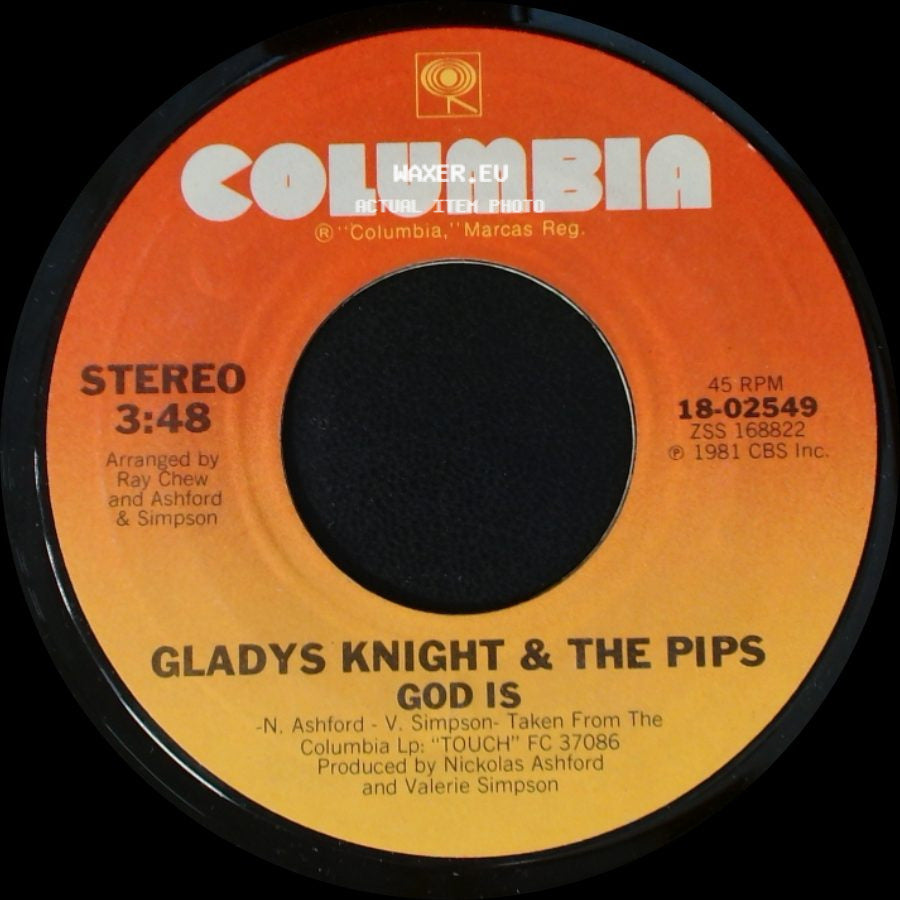 Gladys Knight & The Pips - God Is / I Will Fight side A