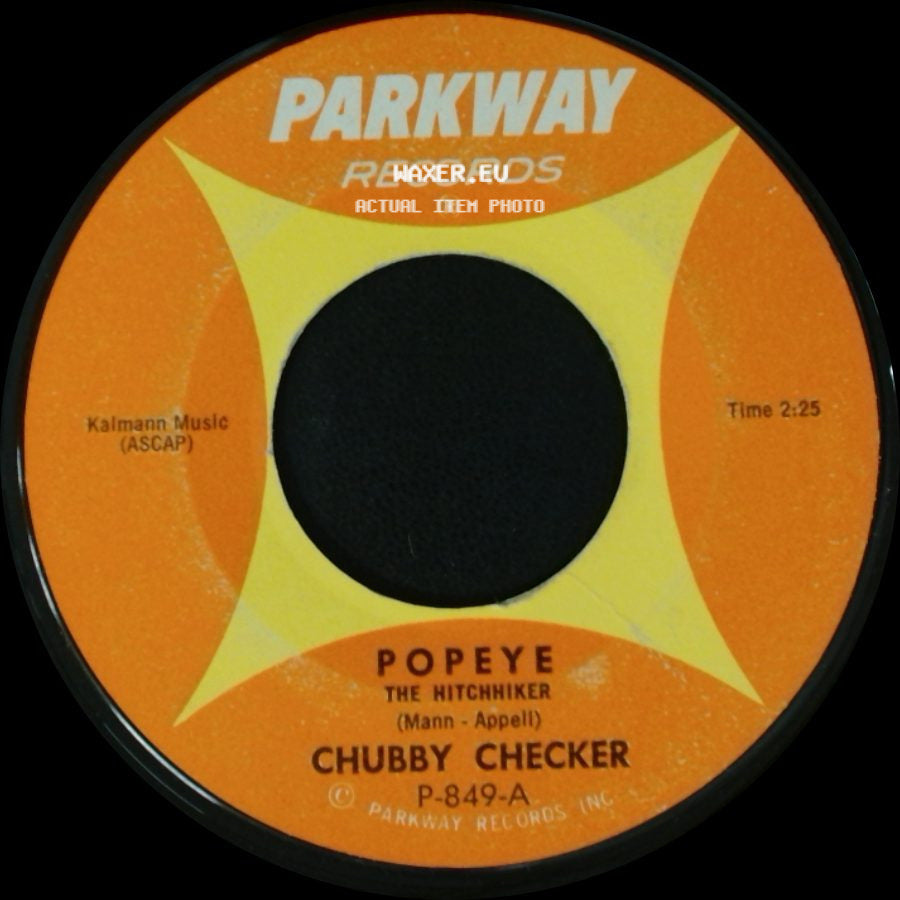 Chubby Checker - Limbo Rock / Popeye The Hitchhiker side B