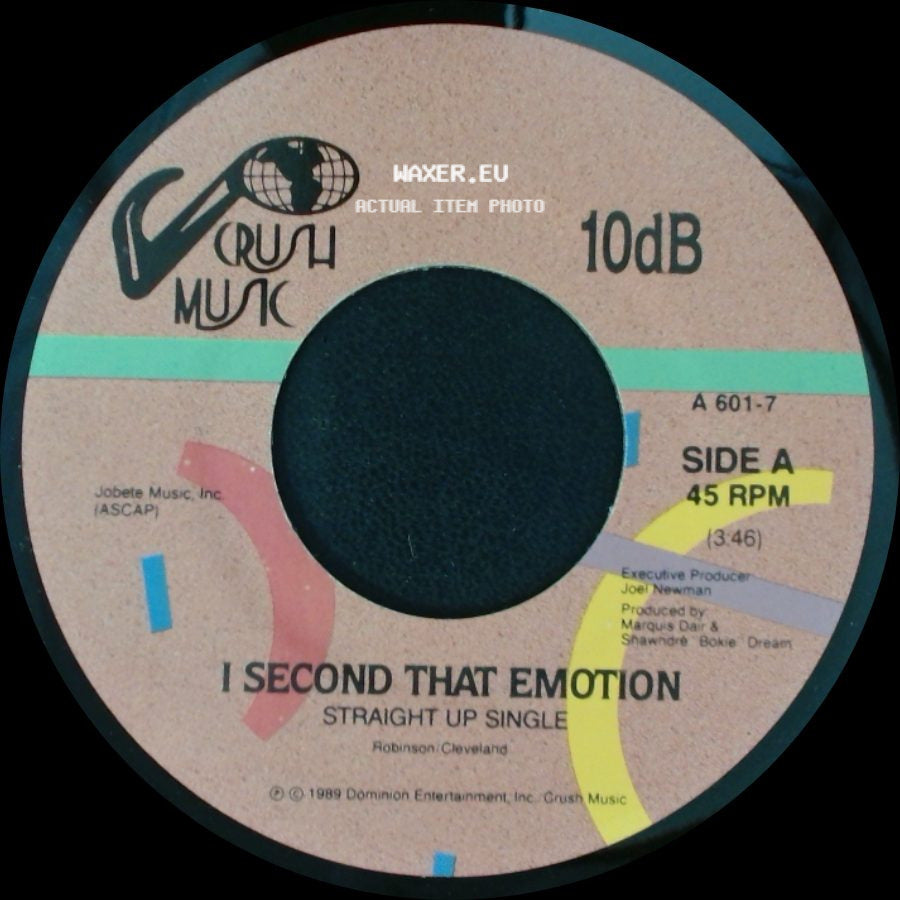 Unknown Artist - I Second That Emotion / I Second That Emotion side A