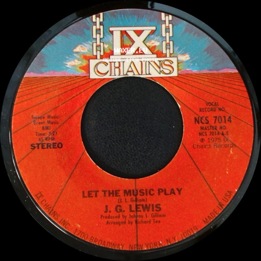 J. G. Lewis - Let The Music Play / Let The Music Play side A