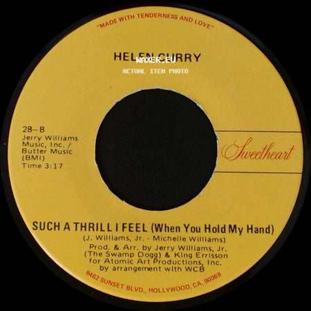 Helen Curry - Shu-Doo-Pa-Poo-Poop (Love Being Your Fool) / Such A Thrill I Feel (When You Hold My Hand) side B