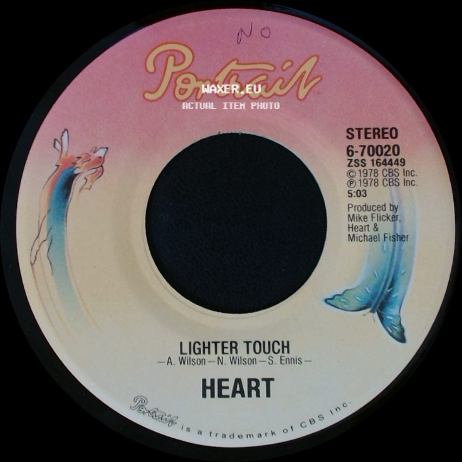 Heart - Straight On / Lighter Touch side B