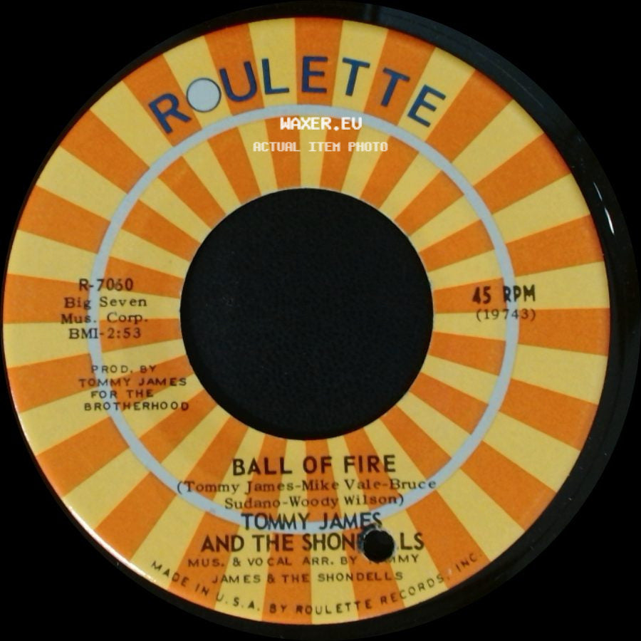 Tommy James And The Shondells - Ball Of Fire / Makin' Good Time side A