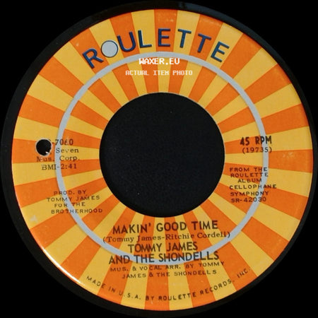 Tommy James And The Shondells - Ball Of Fire / Makin' Good Time side B