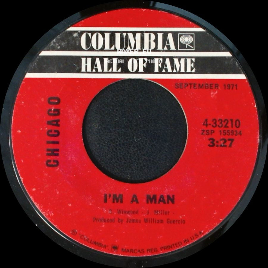 Chicago - Colour My World / I'm A Man side B