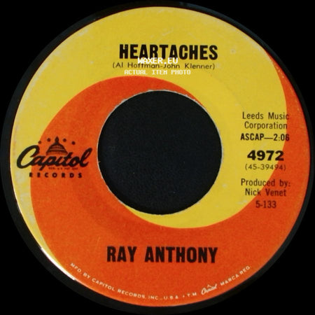 Ray Anthony - Heartaches / Mexican Market Day side A
