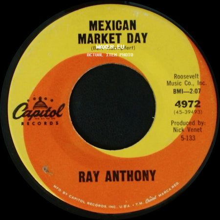 Ray Anthony - Heartaches / Mexican Market Day side B