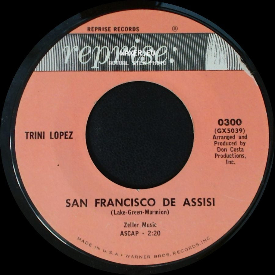 Trini Lopez - Michael / San Francisco De Assisi side B