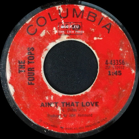 The Four Tops - Ain't That Love / Lonely Summer side A