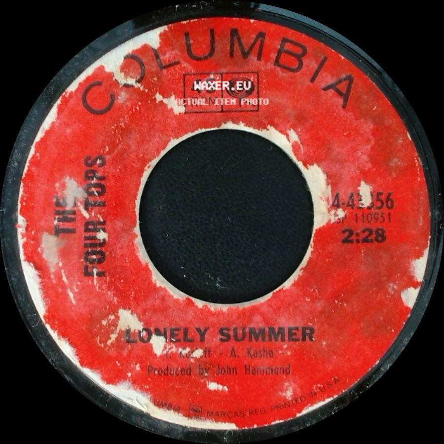 The Four Tops - Ain't That Love / Lonely Summer side B
