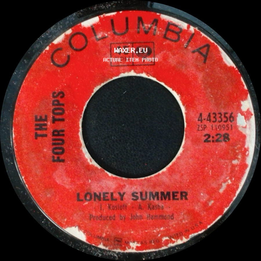 The Four Tops - Lonely Summer / Ain't That Love side A