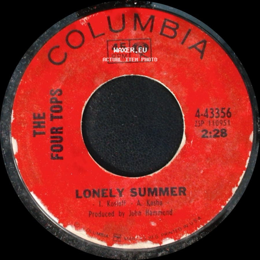 The Four Tops - Lonely Summer / Ain't That Love side A