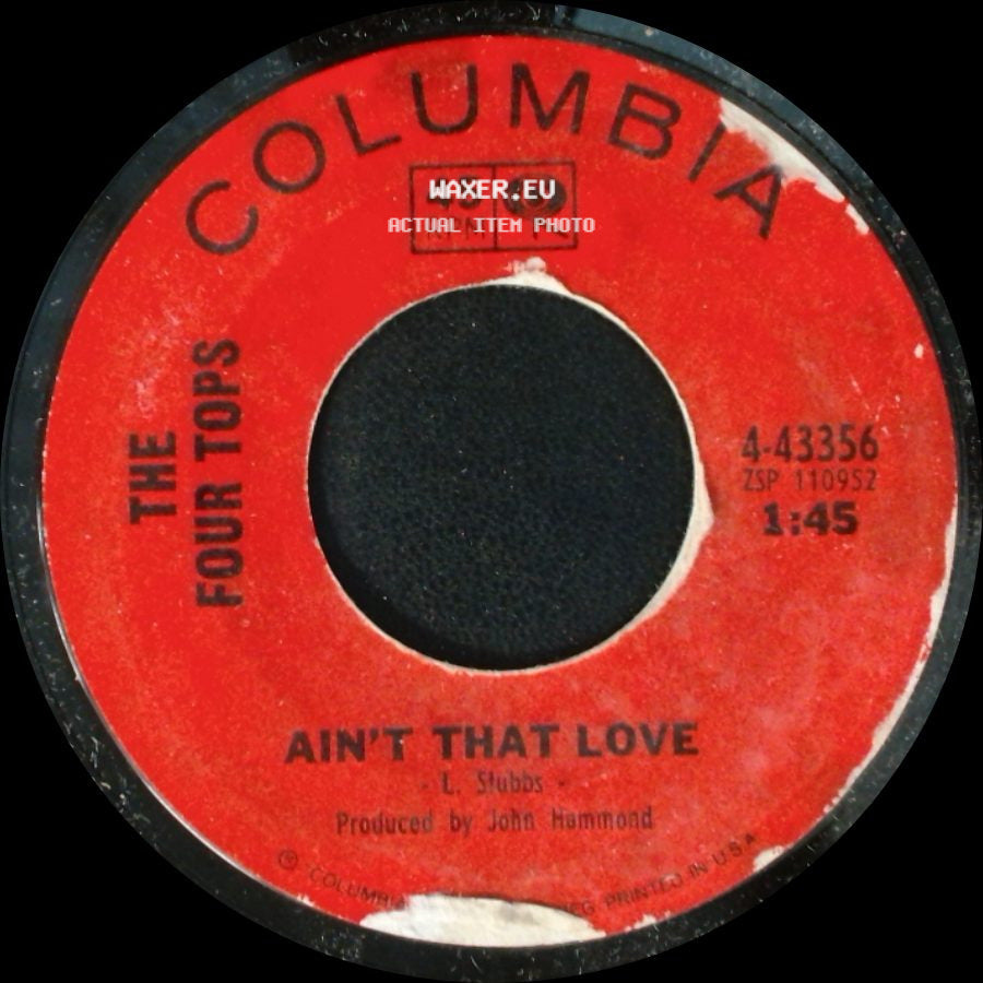 The Four Tops - Ain't That Love / Lonely Summer side A