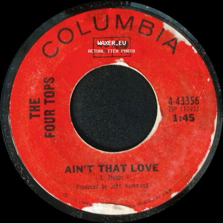 The Four Tops - Ain't That Love / Lonely Summer side A
