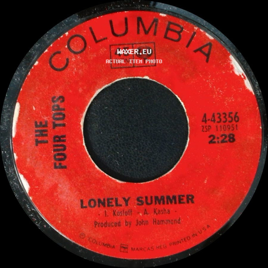The Four Tops - Ain't That Love / Lonely Summer side B