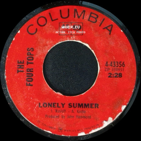 The Four Tops - Lonely Summer / Ain't That Love side A