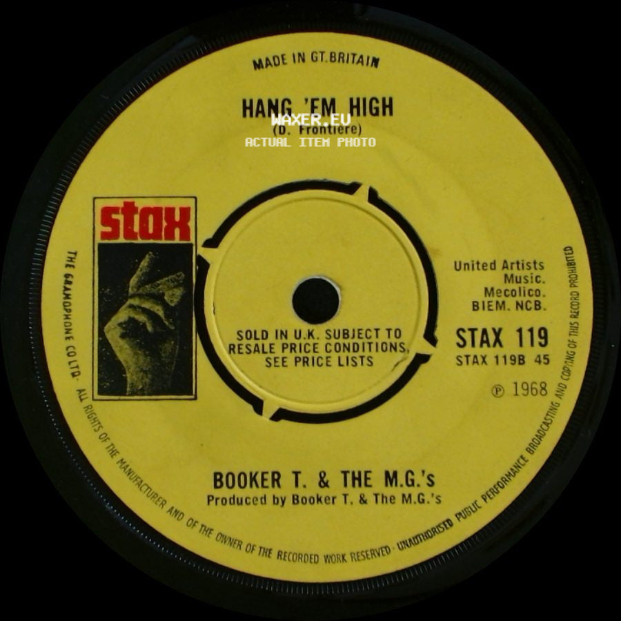 Booker T. & The M.G.'s - Hang 'em High / Time Is Tight side A