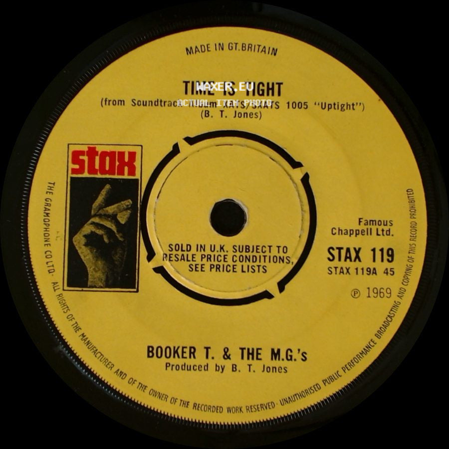 Booker T. & The M.G.'s - Hang 'em High / Time Is Tight side B