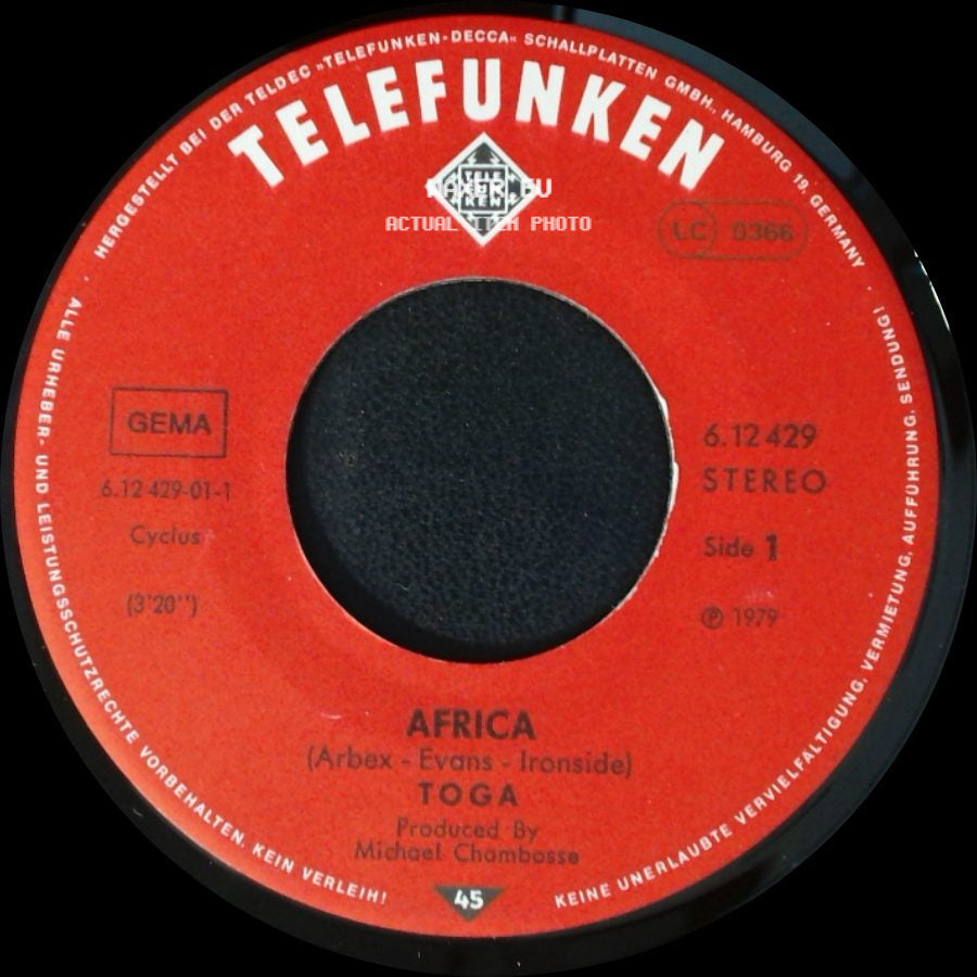 Toga - Africa / Rumba Salsosa side A