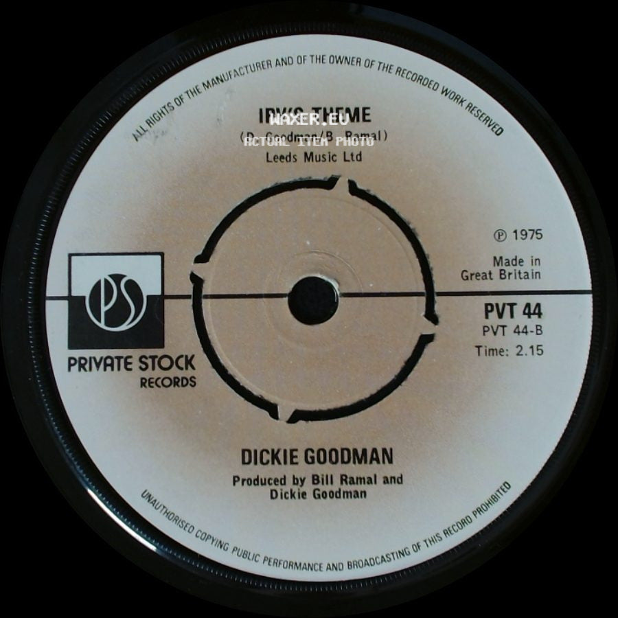 Dickie Goodman - Mr. Jaws / Irv's Theme side B