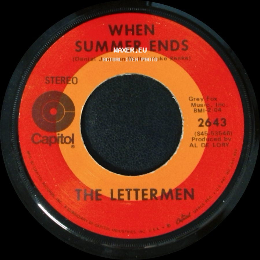 The Lettermen - When Summer Ends / Shangri-La side A