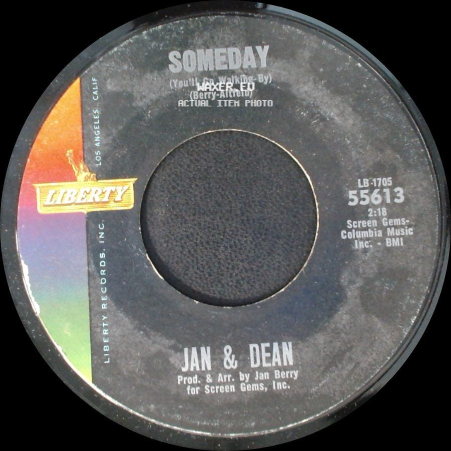 Jan & Dean - Someday (You'll Go Walking By) / Honolulu Lulu side A