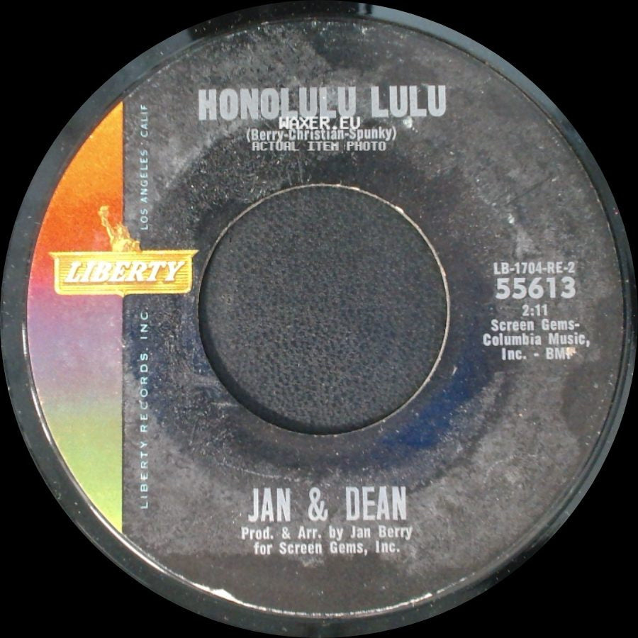 Jan & Dean - Someday (You'll Go Walking By) / Honolulu Lulu side B