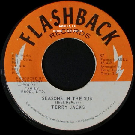 Terry Jacks - If You Go Away / Seasons In The Sun side B
