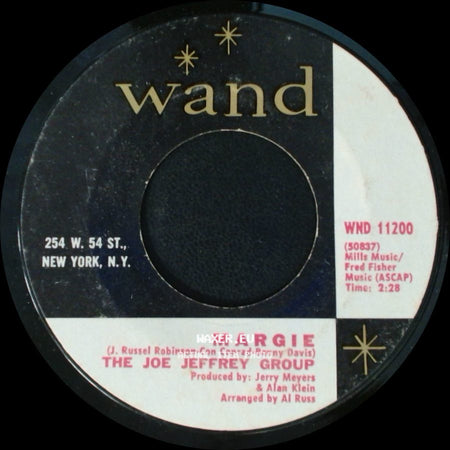 The Joe Jeffrey Group - Margie / My Pledge Of Love side A