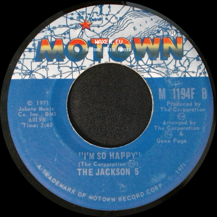 The Jackson 5 - Sugar Daddy / I'm So Happy side B
