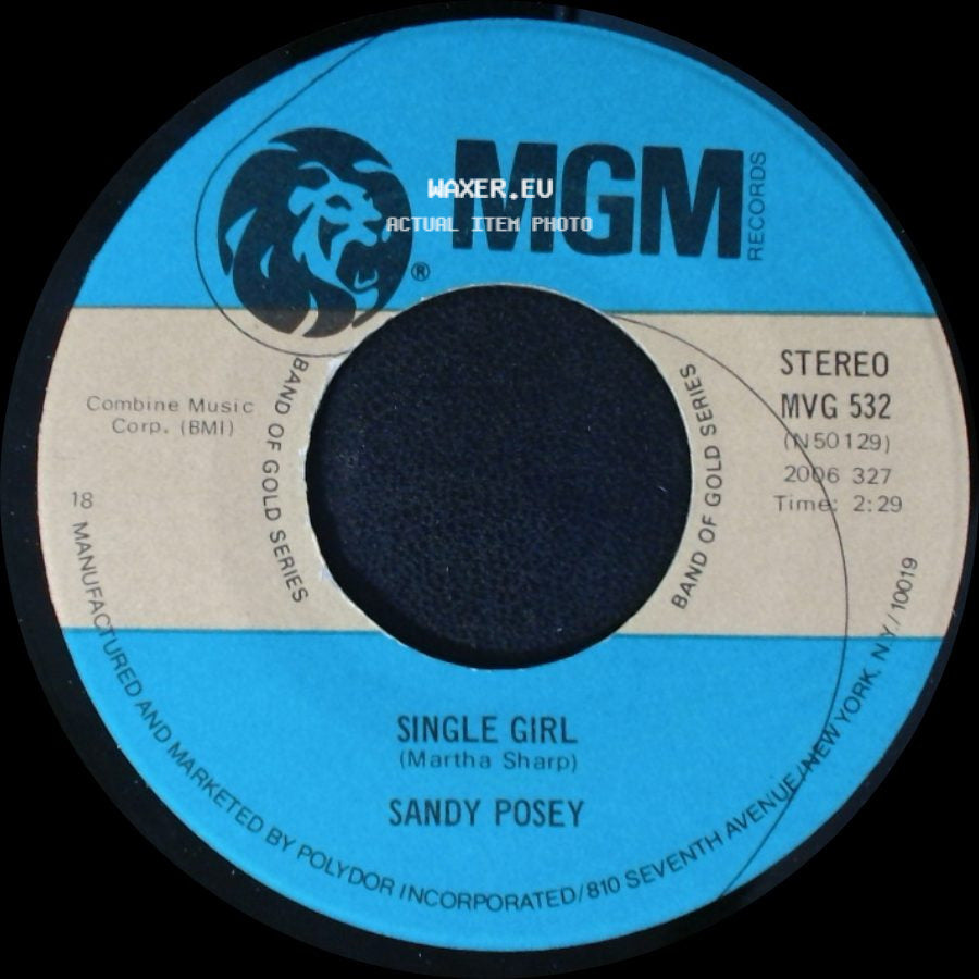 Sandy Posey - Single Girl / Born A Woman side A