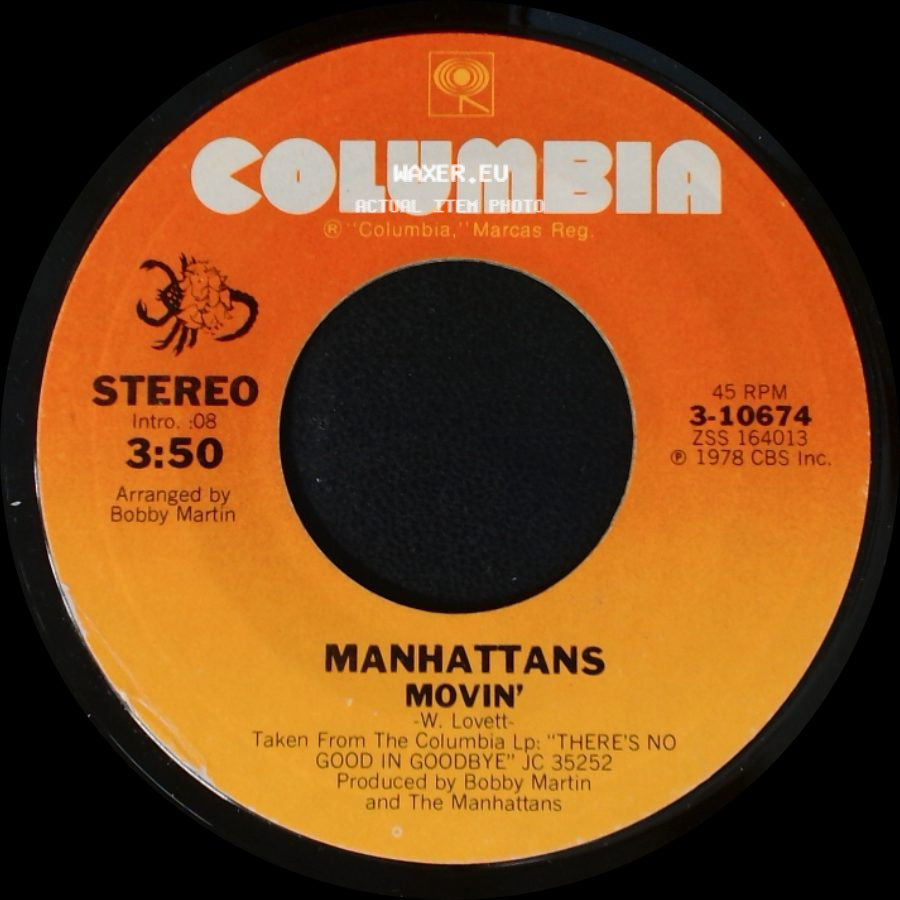 Manhattans - Movin' / Am I Losing You side A