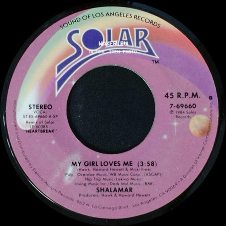 Shalamar - Right Here / My Girl Loves Me side B