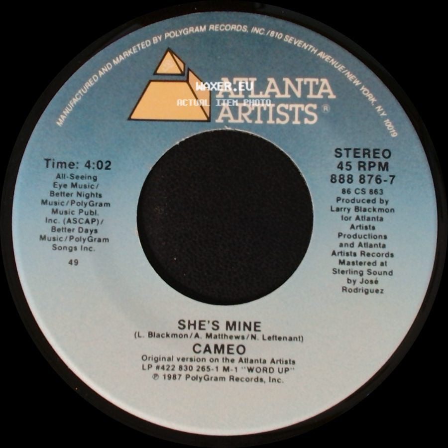 Cameo - She's Mine / I've Got Your Image side A