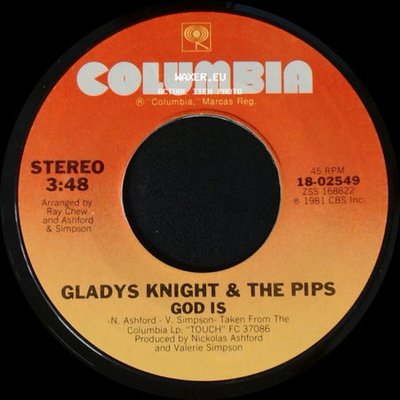 Gladys Knight & The Pips - I Will Fight / God Is side B