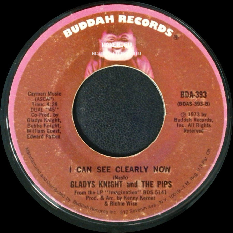 Gladys Knight And The Pips - I've Got To Use My Imagination / I Can See Clearly Now side B