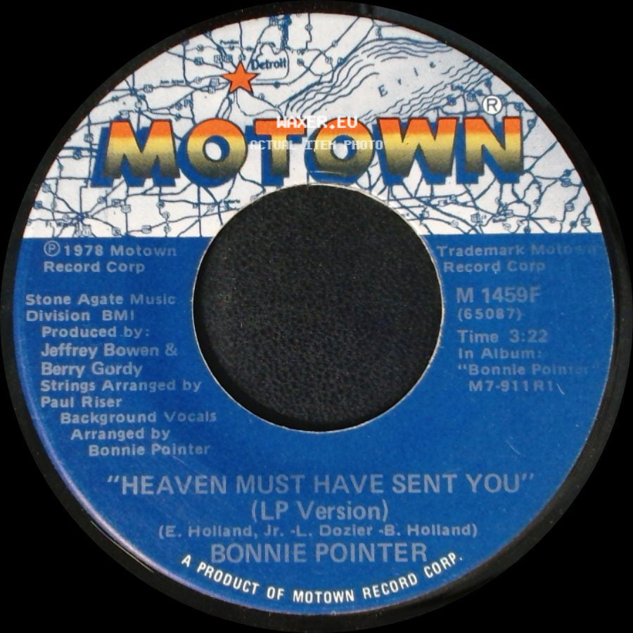 Bonnie Pointer - Heaven Must Have Sent You / Heaven Must Have Sent You (Lp Version) side B