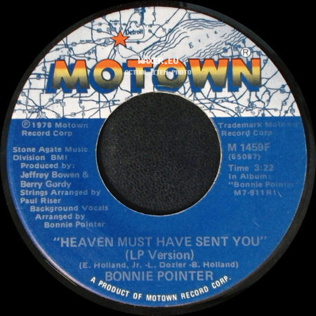 Bonnie Pointer - Heaven Must Have Sent You / Heaven Must Have Sent You (Lp Version) side B