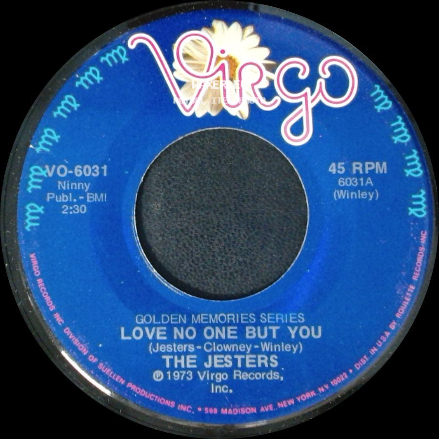 The Jesters - So Strange / Love No One But You side B
