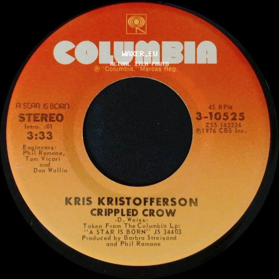 Kris Kristofferson - Crippled Crow / Watch Closely Now side A