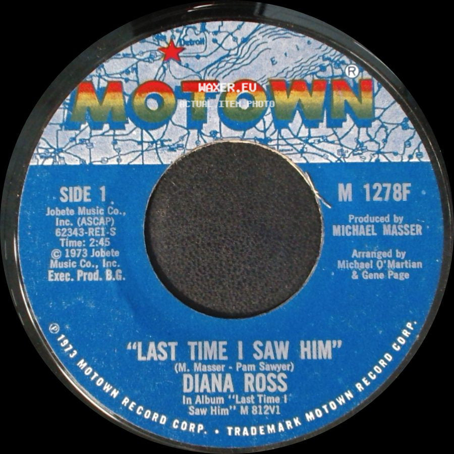 Diana Ross - Last Time I Saw Him / Save The Children side A
