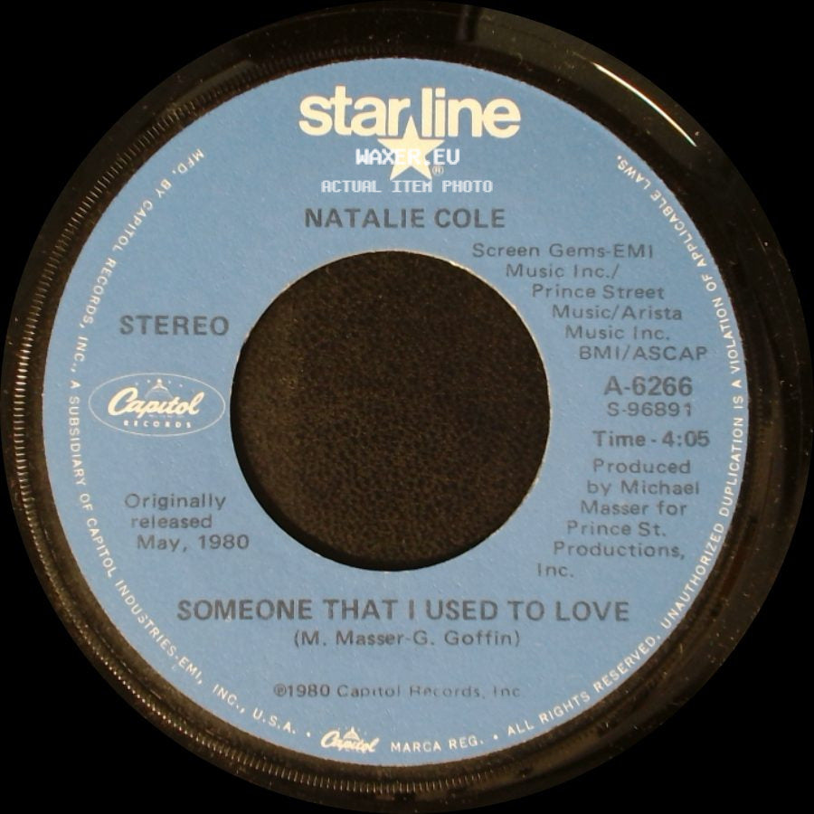 Natalie Cole - Mr. Melody / Someone That I Used To Love side B